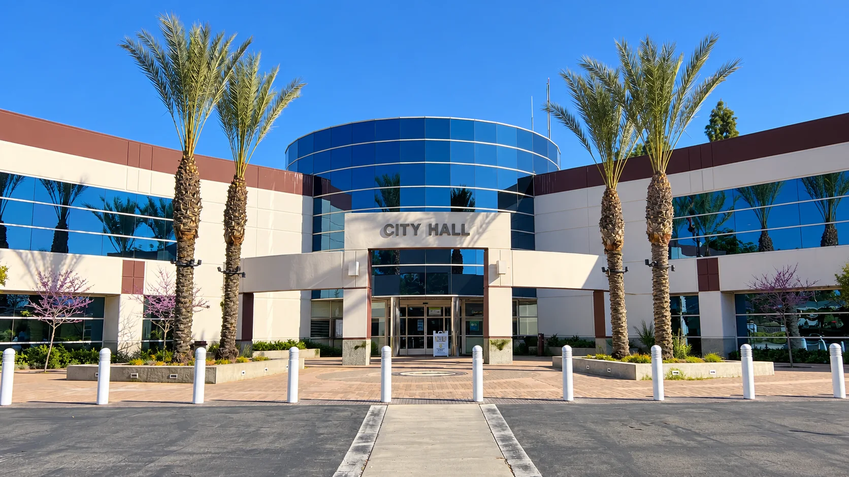 Moreno Valley City Hall exterior in Moreno Valley, California
